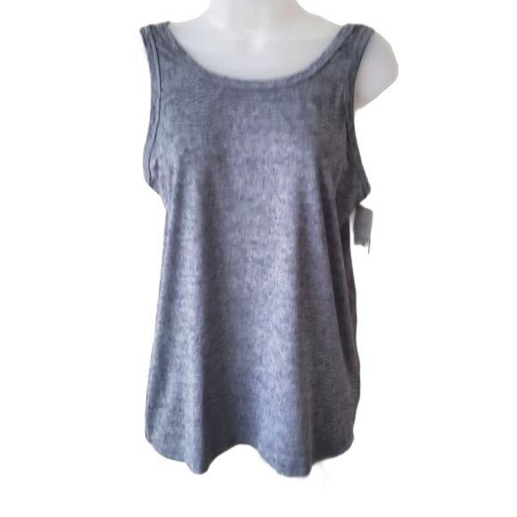 CHAMPION Womens Tank Top Small Cloud‎ Knit Heather Gray Fitness Athletic Workout - Picture 1 of 10